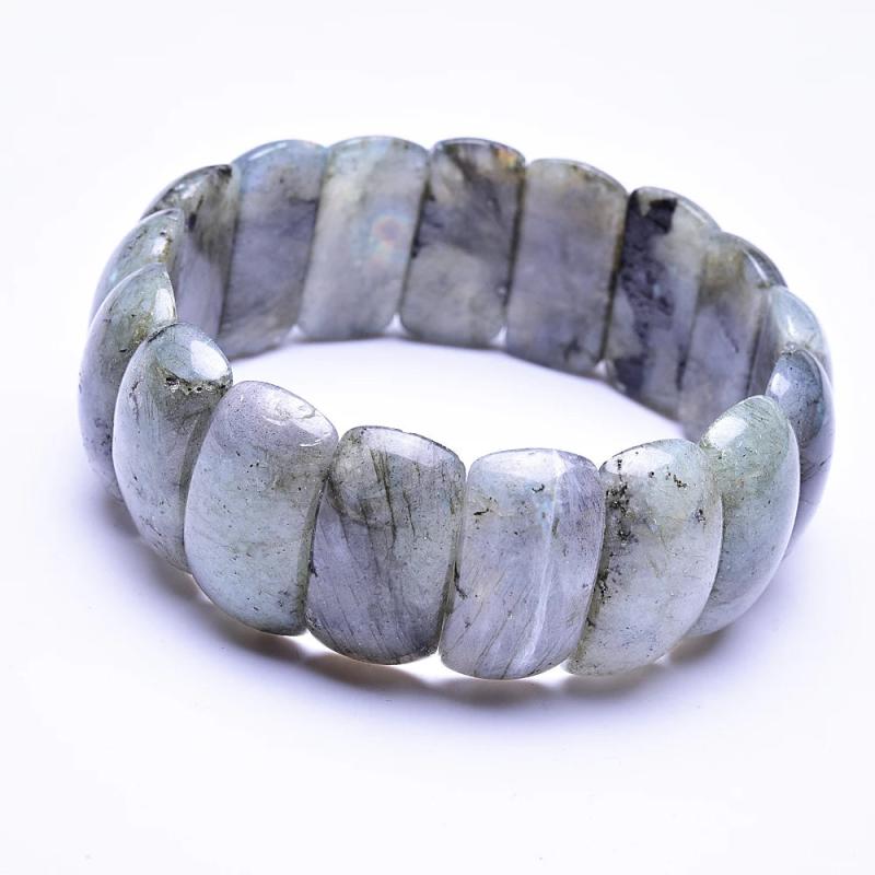 Spectrolite Labradorite Stone Beads Bracelets for Women and Men