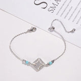 Rhinestone Star Chain Bracelet Adjustable Jewelry