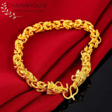 Dragon Chain Bracelet 10mm for Men Women