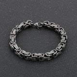 HaoYi Stainless Steel Link Chain Bracelet For Men