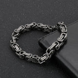 HaoYi Stainless Steel Link Chain Bracelet For Men