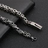 HaoYi Stainless Steel Link Chain Bracelet For Men