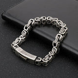 HaoYi Stainless Steel Link Chain Bracelet For Men