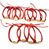 Religious Mary Double Hole Crystal Glass Bead Bracelet Men Women Prayer