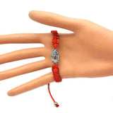 Religious Mary Double Hole Crystal Glass Bead Bracelet Men Women Prayer