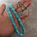 Islamic Tasbeeh 33 Beads Turquoise Stone Allah Prayer Beads Tespih Rosary