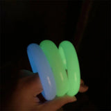 Luminous Bracelets Men Fluorite Natural Stone Bracelet Bangle