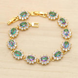 Multicolor Zirconia Bracelet for Women Birthday Wedding Jewelry