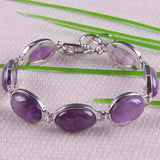 Gemstone Bracelet Bangle 8 inch Jewelry Gift