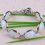Gemstone Bracelet Bangle 8 inch Jewelry Gift