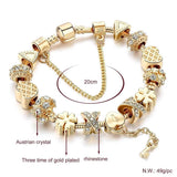 Szelam Crystal Key Charm Bracelet DIY Beads Bracelets & Bangles
