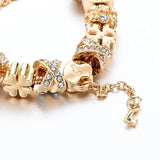 Szelam Crystal Key Charm Bracelet DIY Beads Bracelets & Bangles