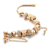 Szelam Crystal Key Charm Bracelet DIY Beads Bracelets & Bangles