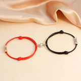 MYLONGINGCHARM Personalized Magnetic Couple Bracelet Valentine Gift