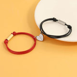 MYLONGINGCHARM Personalized Magnetic Couple Bracelet Valentine Gift