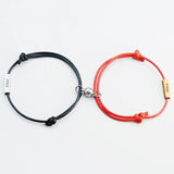 MYLONGINGCHARM Personalized Magnetic Couple Bracelet Valentine Gift