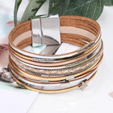 Bohemian Style Leather Bracelet for Women