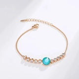 Women Bracelet Austrian Crystal Bangle Girl Wrist Accessories