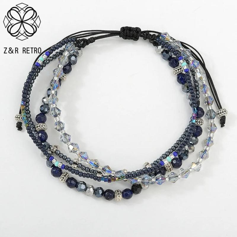 Colors Beaded Bracelet & Bangle Gothic Jewelry for Women