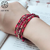Colors Beaded Bracelet & Bangle Gothic Jewelry for Women