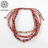 Colors Beaded Bracelet & Bangle Gothic Jewelry for Women