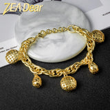 Round Charm Bracelet High For Engagement Gift