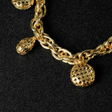 Round Charm Bracelet High For Engagement Gift