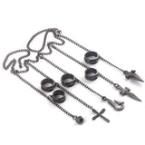 Hunter x Hunter Kurapika Rings Costume Jewelry Metal Prop Pendant Gift