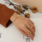Zircon Bracelets Women's Stainless Steel Jewelry Gift