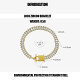 Zircon Bracelets Women's Stainless Steel Jewelry Gift
