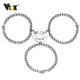 Heart Shaped BFF Bracelets Set, Friendship Gift for Women, Sisters Jewelry