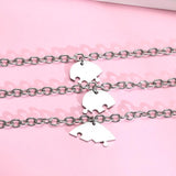 Heart Shaped BFF Bracelets Set, Friendship Gift for Women, Sisters Jewelry