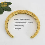 Stainless Steel Women's Bracelet Plated Jewelry Indian Bangles African Bridal