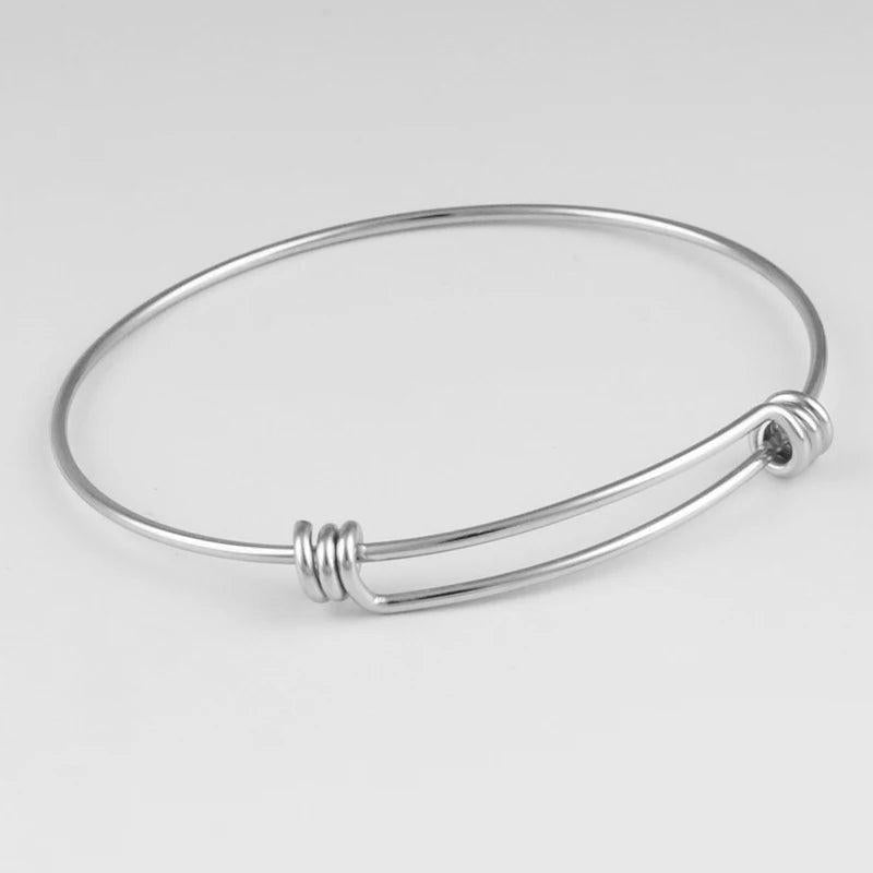 10pcs Stainless Steel Bangle AA252