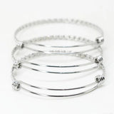 10pcs Stainless Steel Bangle AA252