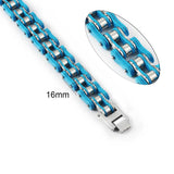 Punk Rock Stainless Steel Biker Mens Bracelet Chain Jewelry