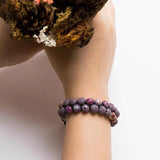 Colorful Natural Stone Beads Bracelet Essential Oil Diffuser