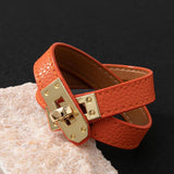 Kirykle Women's Leather Wrap Bracelet