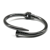 Classic Nail Open Bracelet Female Temperament Stainless Steel Screw Bangle