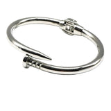 Classic Nail Open Bracelet Female Temperament Stainless Steel Screw Bangle