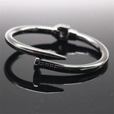 Classic Nail Open Bracelet Female Temperament Stainless Steel Screw Bangle