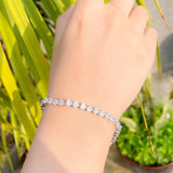 Heart Chain Link Bracelet for Girlfriend Party Jewelry Gift