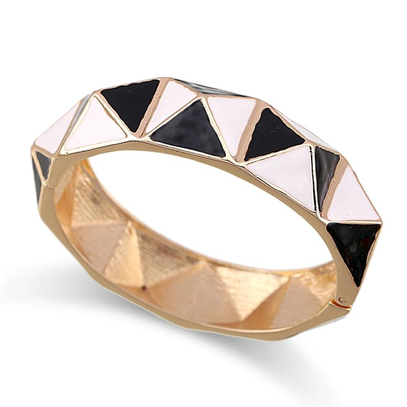 KAYMEN Girls Colorful Geometric Cuff Bracelet for Women Party Jewelry