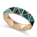 KAYMEN Girls Colorful Geometric Cuff Bracelet for Women Party Jewelry