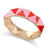 KAYMEN Girls Colorful Geometric Cuff Bracelet for Women Party Jewelry
