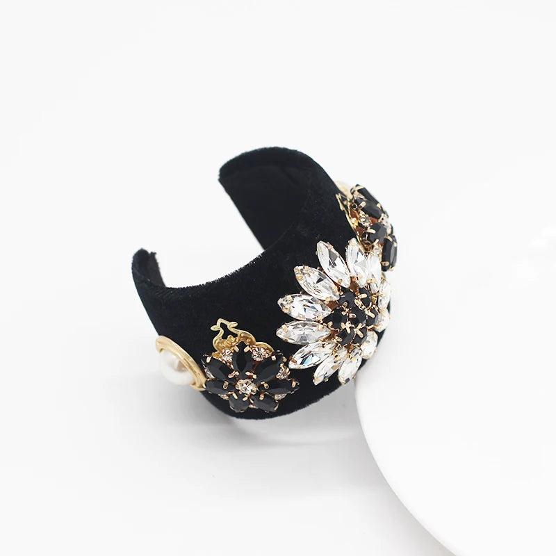 Baroque Crystal Rhinestone Prom Bracelet 822