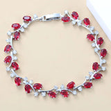 Green Cubic Zirconia Bracelet for Women