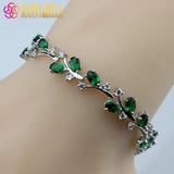 Green Cubic Zirconia Bracelet for Women