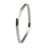 Square Stainless Steel Bangle Bracelet Jewelry for Men Women