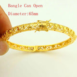 Ethiopian Bangle Women Dubai Bride Wedding Bracelet